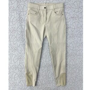 Ovation Riding Breeches Tan Knee Patch Equestrian / Women's 28R